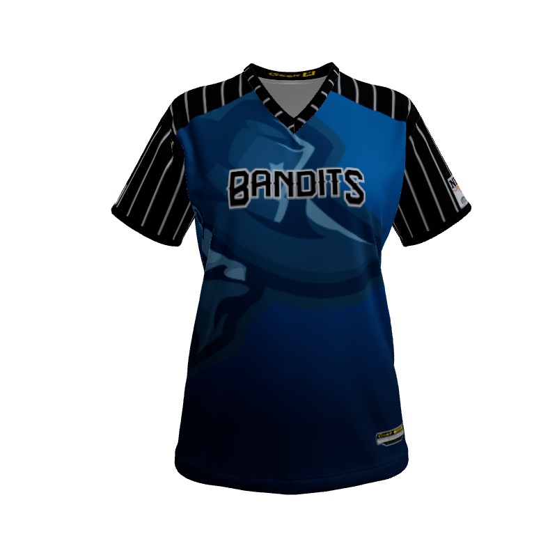 Ladies Custom Jerseys Outlaw Ladies Mascots Short Sleeve. (x 9)