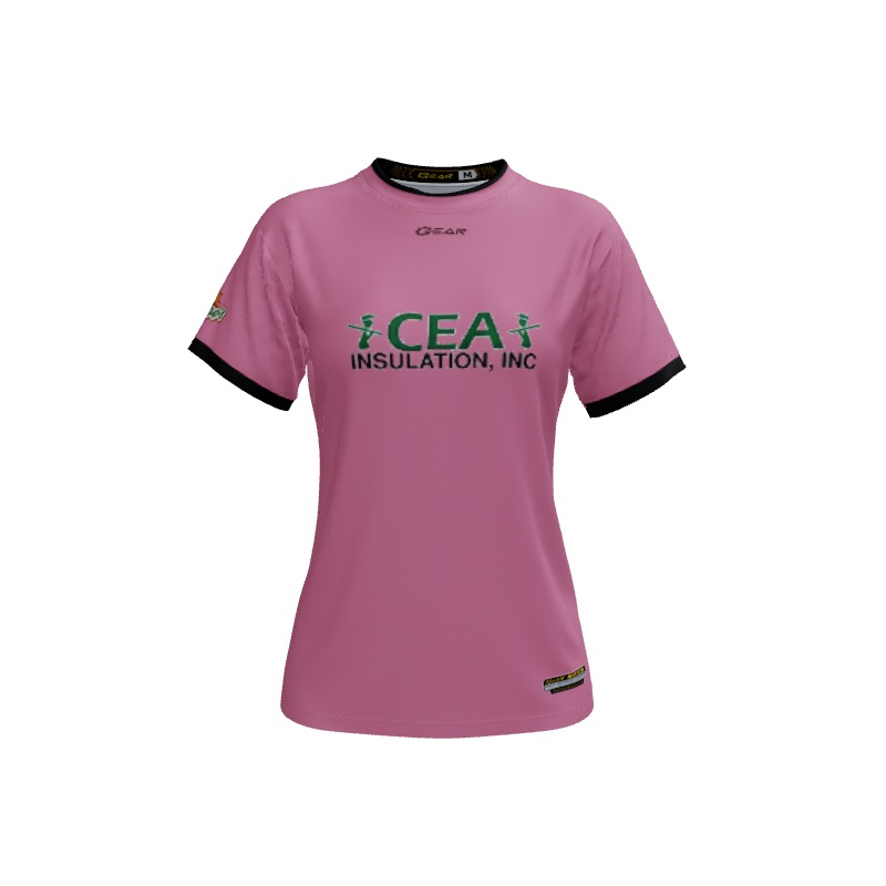 Ladies Custom Jerseys Splat Crew Neck ECO Ladies Jerseys. (x 16)