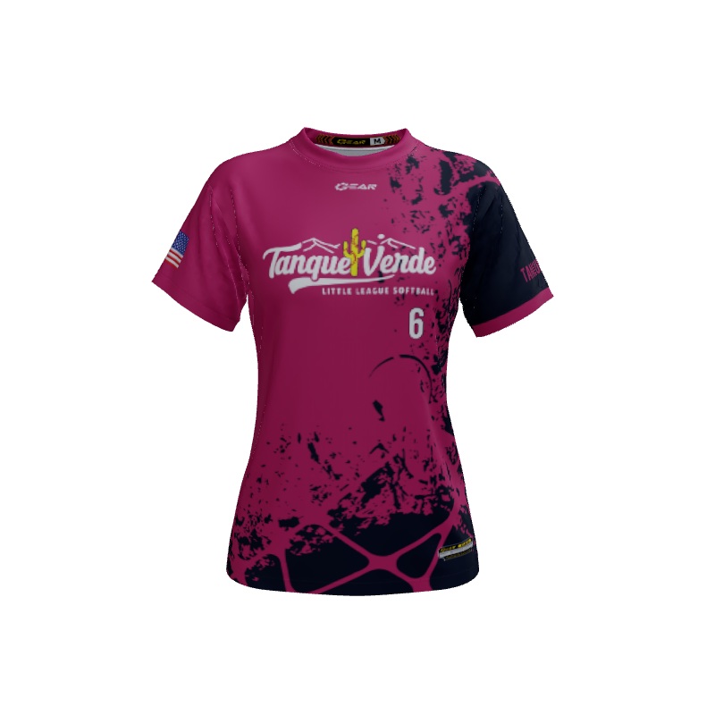 Ladies Custom Jerseys Racer Crew Neck ECO Ladies Jerseys. (x 1)