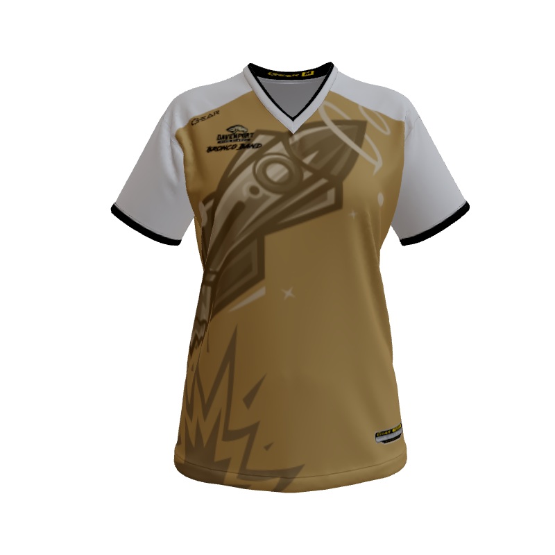 Ladies Custom Jerseys Rocket Ladies Mascots Short Sleeve. (x 2)