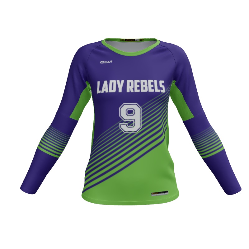 Ladies Custom Jerseys Tricks Pro Cut Volleyball Game Jersey. (x 3)