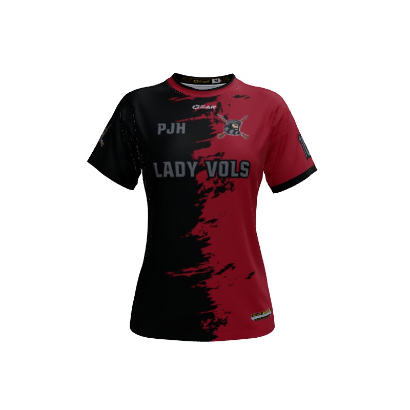 Ladies Custom Jerseys Splat Crew Neck ECO Ladies Jerseys. (x 17)