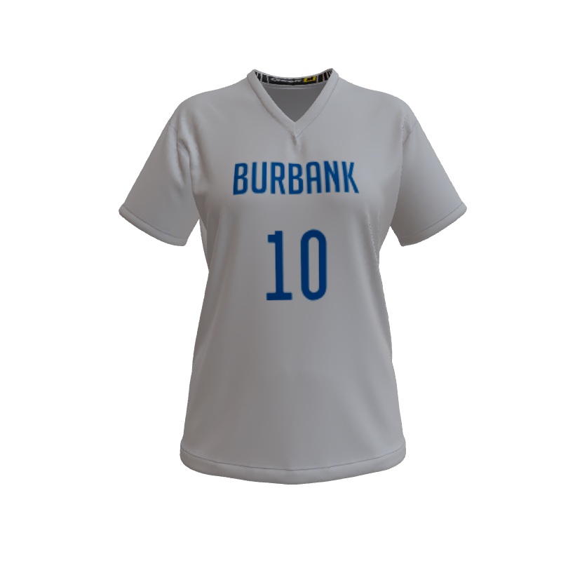 Ladies Custom Jerseys Women’s NHFS-All White Approved 1-NHFS-All White Ladies Jersey. (x 39)