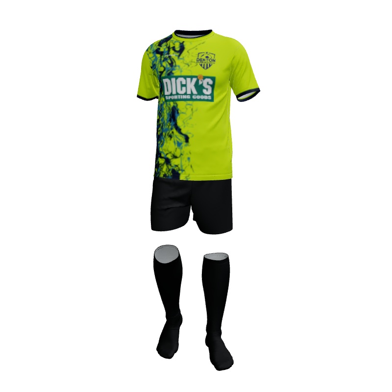Packages Darkness Quick Turn Soccer Uniform Set. (x 4)
