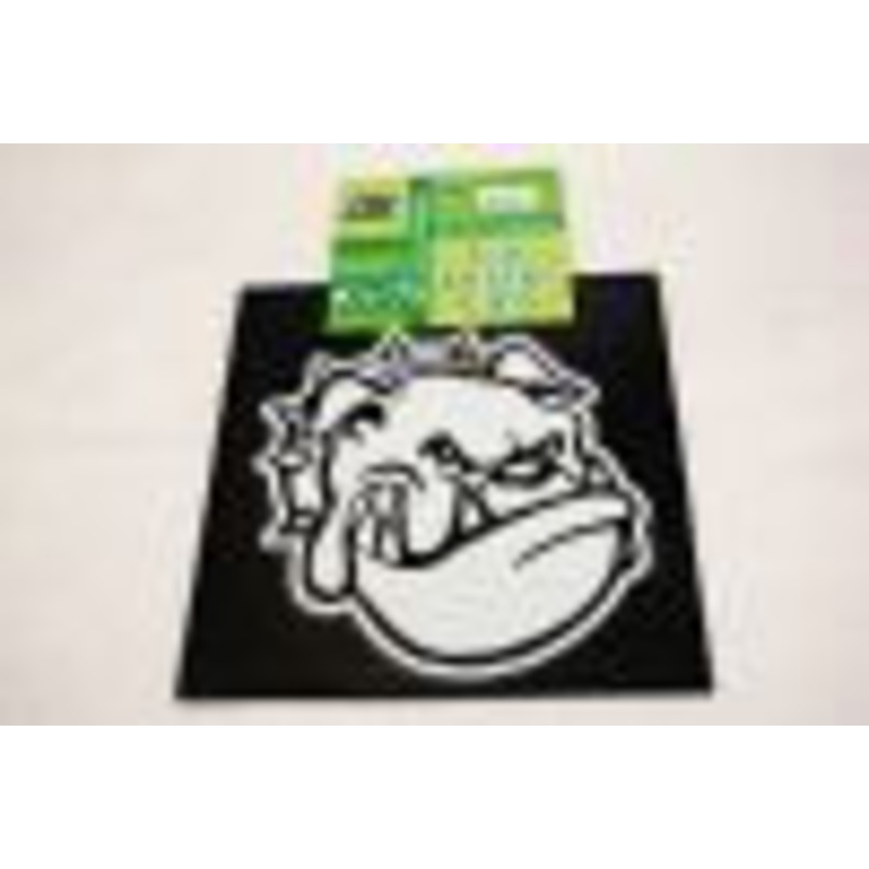Bulldog Head Sticker for Tinted Windows