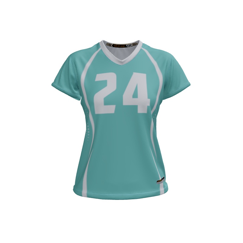 Ladies Custom Jerseys Dublin Ladies V-Neck Cap-Sleeve 2.50. (x 14)