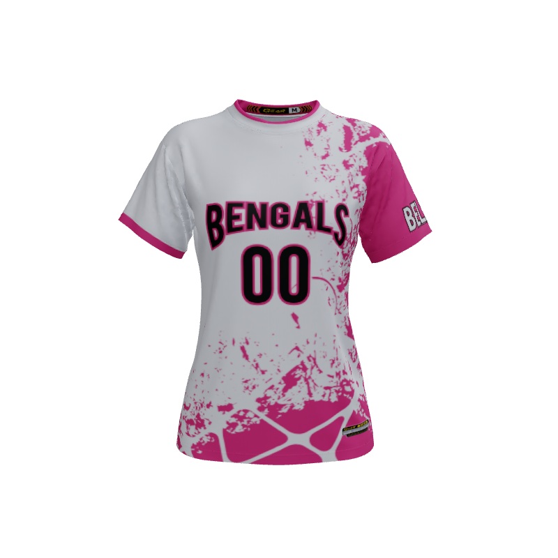 Ladies Custom Jerseys Racer Crew Neck ECO Ladies Jerseys. (x 5)