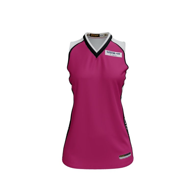 Ladies Custom Jerseys Zero Custom Ladies V-Neck Sleeveless Jersey. (x 1)