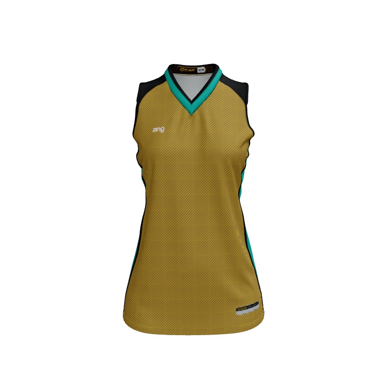 Ladies Custom Jerseys Zero Custom Ladies V-Neck Sleeveless Jersey. (x 3)