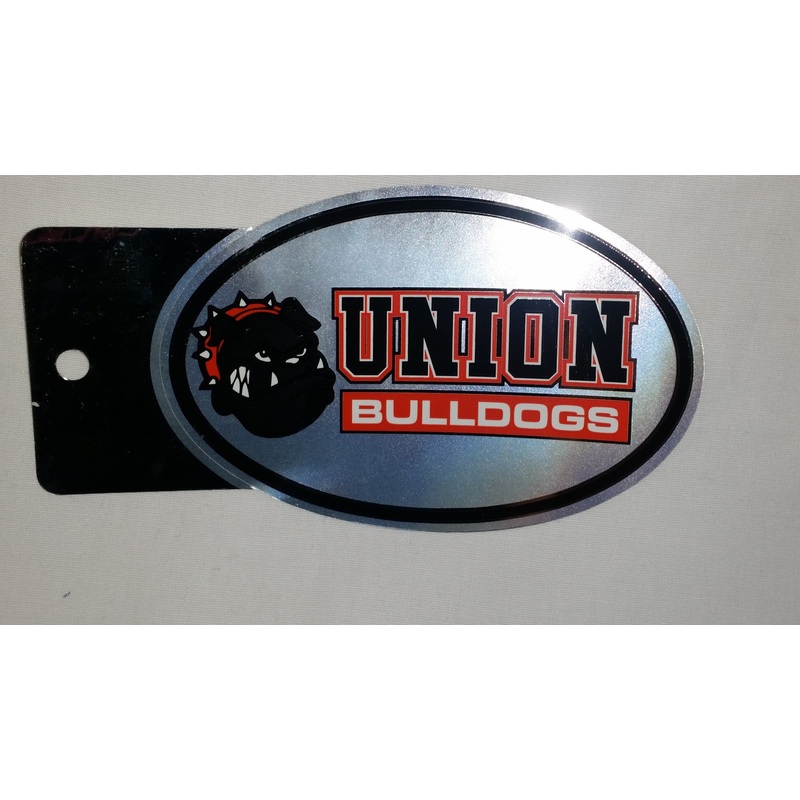 Oval Chrome Union Bulldogs Sticker