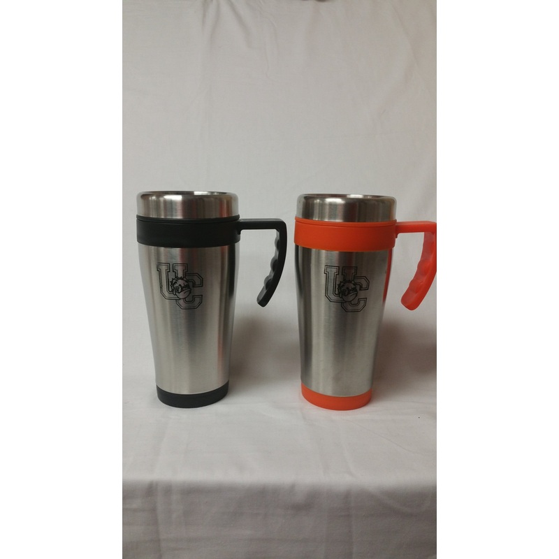 UC Tumbler With Handle|Black|Orange