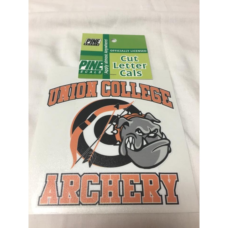 Archery U Pine Decal