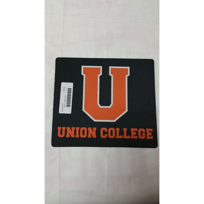 Black U Mouse Pad|Default