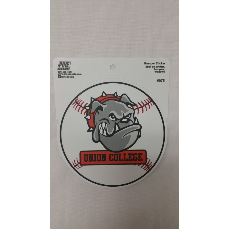 Pine Bulldog Baseball Decal