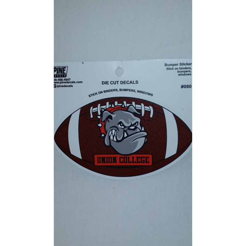 Pine Bulldog Football Decal
