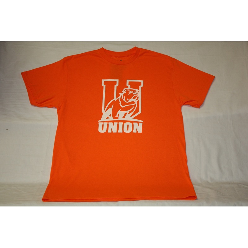 Safety Orange U Logo Bulldog Tee