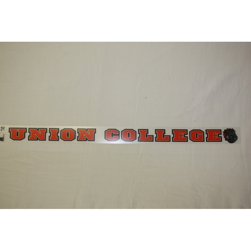 UC w/Bulldog Head Strip Cling
