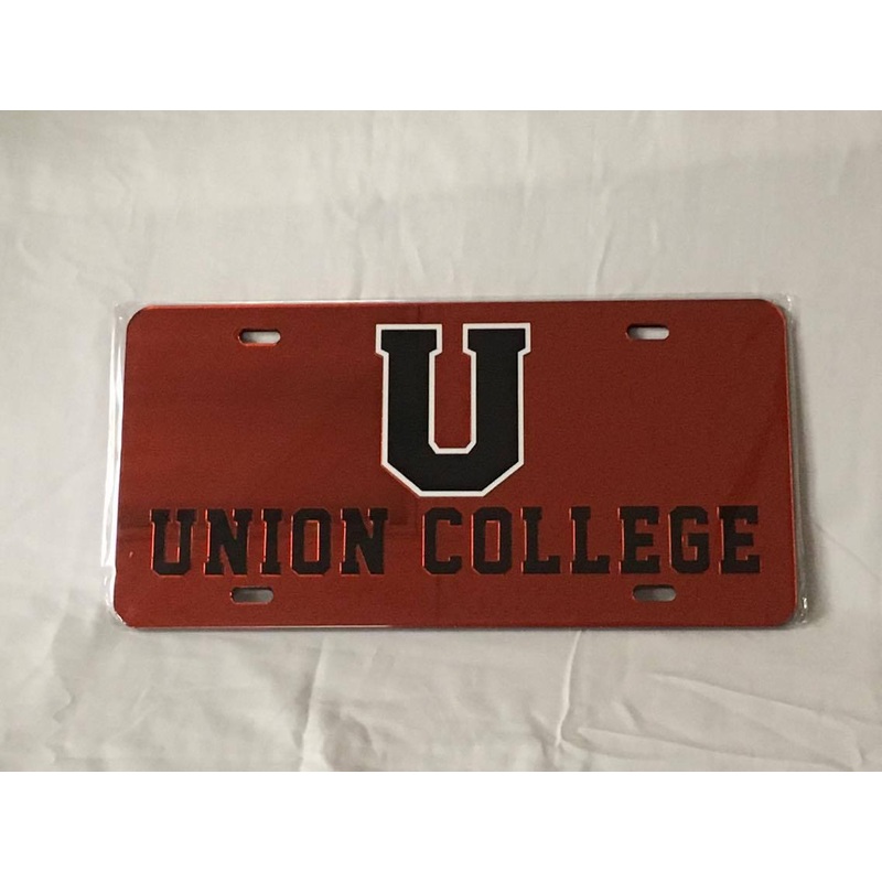 Union College License Plate Mirror