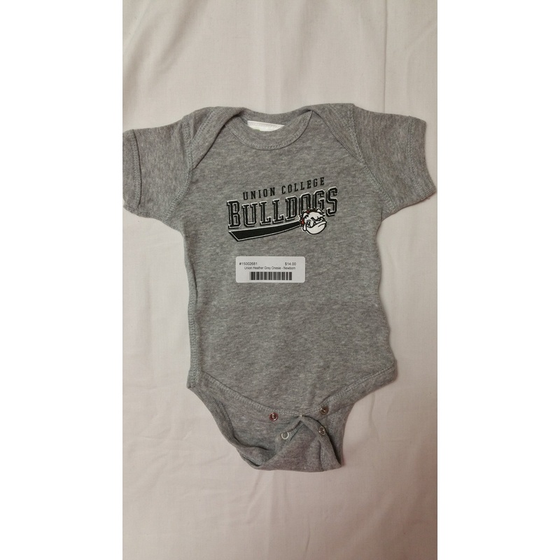 Union Heather Grey Onesie|Newborn|6 Month|12 Month|18 Month|24 Month