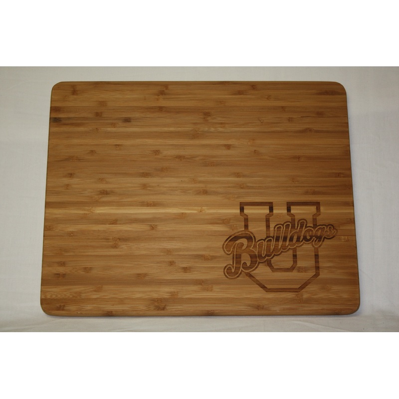 Bamboo Cutting Board w/ U Logo