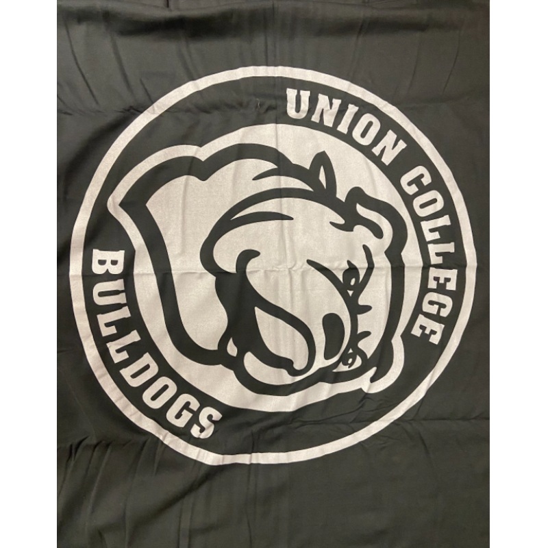 Black Dry Blend Stadium Fleece Blanket w/ Circle Logo