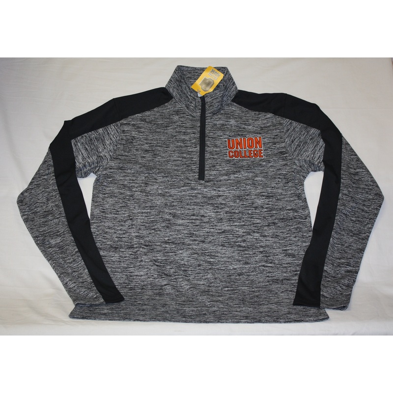 Black on Black 1/4 Zip Long Sleeve
