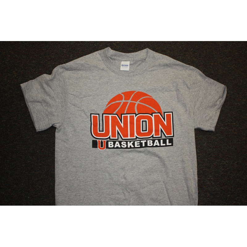 Gray Union U Basketball Tee|sm|md|lg|xl|2xl|3xl|4xl