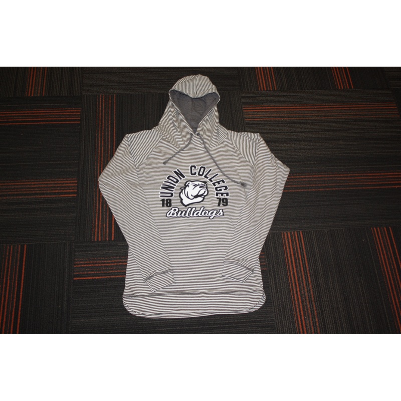 Natural/Gray Striped Hoodie|Small|Medium|Large|XLarge|2XLarge