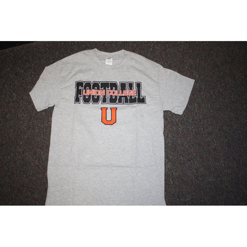 Sport Grey Football Name Drop Tee