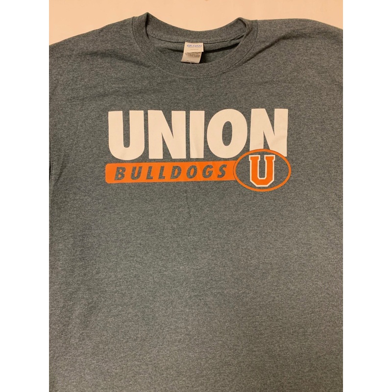 Union Bulldogs U Grey Tee|sm|md|lg|xl|2xl|3xl|4xl