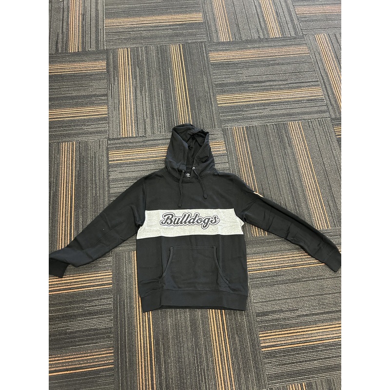 Black and Grey Bulldog Hoodie|Small|Medium|Large|X-Large|2XL|3XL