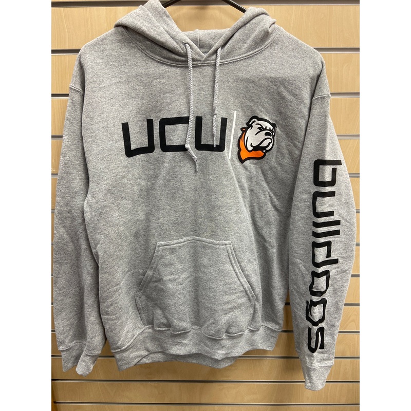 Block Letter UCU with Bulldog Hoodie