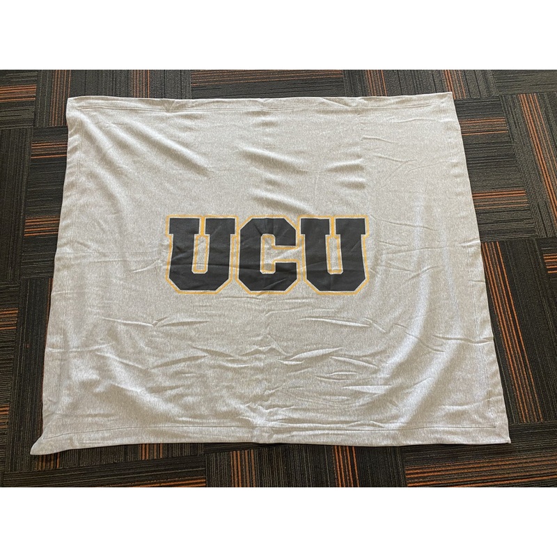 Gray UCU Fleece Blanket