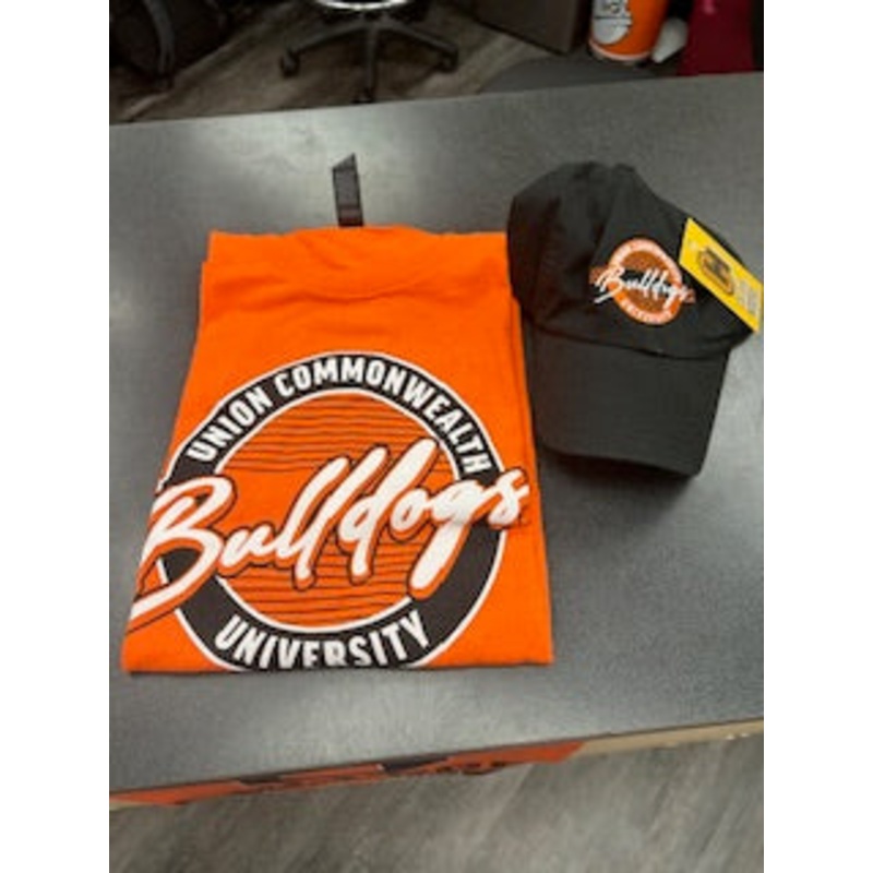 UCU Bulldog Hat/Tee Combo|Small|Medium|Large|XL|2XL|3X