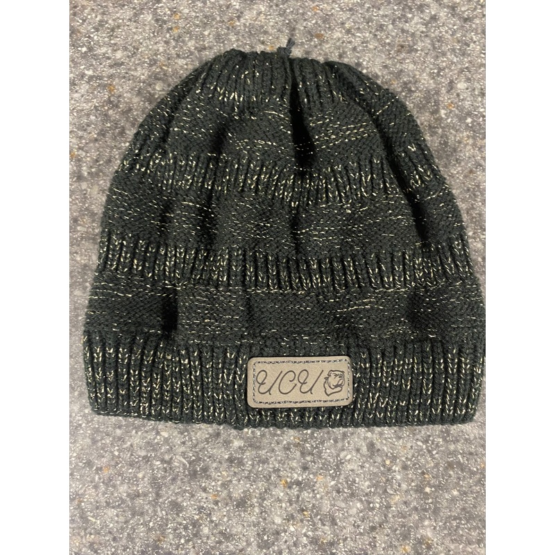 UCU with Bulldog Logo Ponytail Beanie