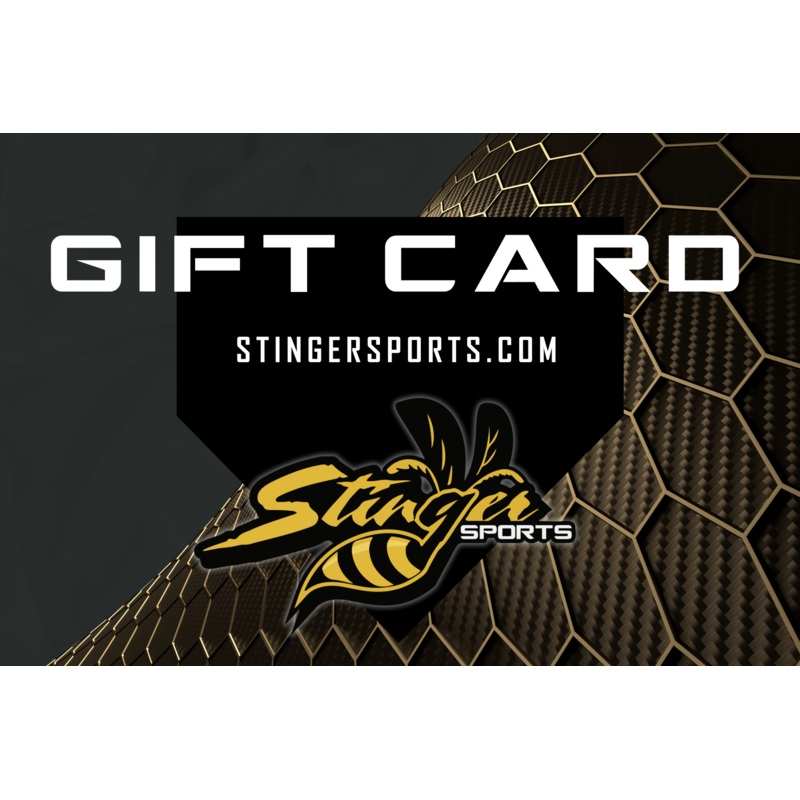 Stinger Sports Gift Card|$10|$25|$50|$100|$200|$300|$500|$1,000