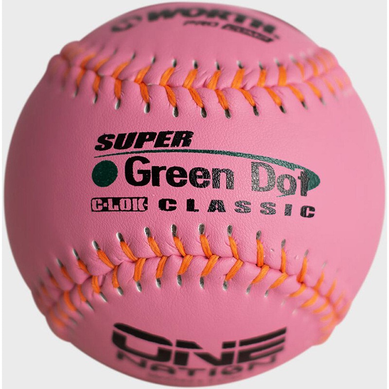 Worth Pink Pro Comp Super Green Dot 11 Slowpitch One Nation Softballs DZ