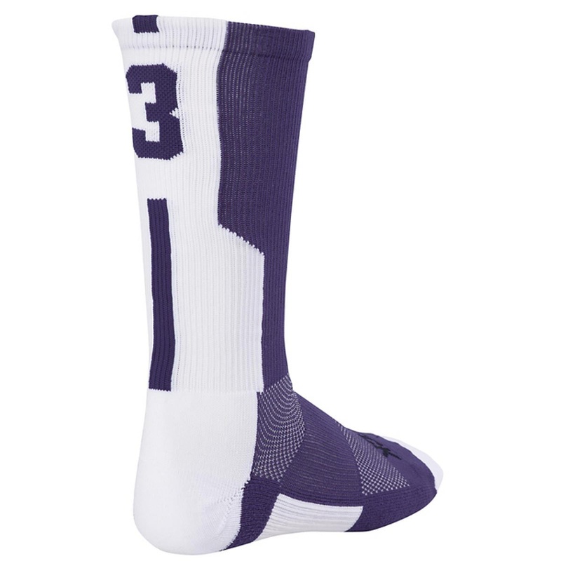 Frazier TCK Player Id Sock|PURPLE | WHITE|L