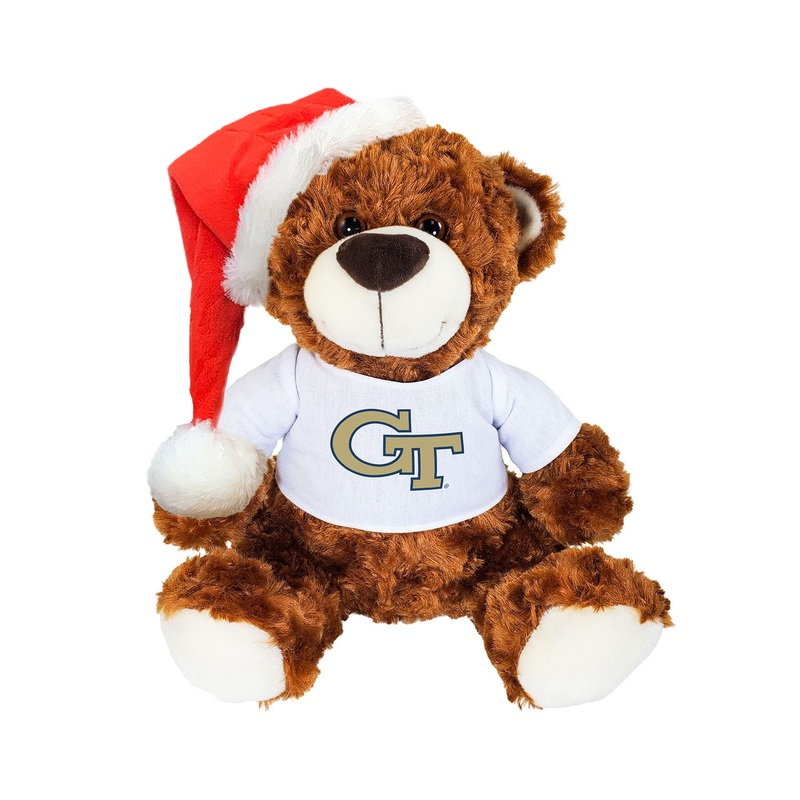 Georgia Tech Bella Holiday Brown Bear