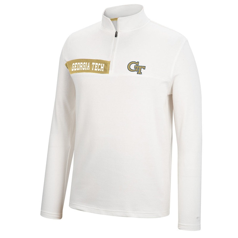 Georgia Tech Yellow Jackets 1/4 Zip Harrington Windshirt Jacket