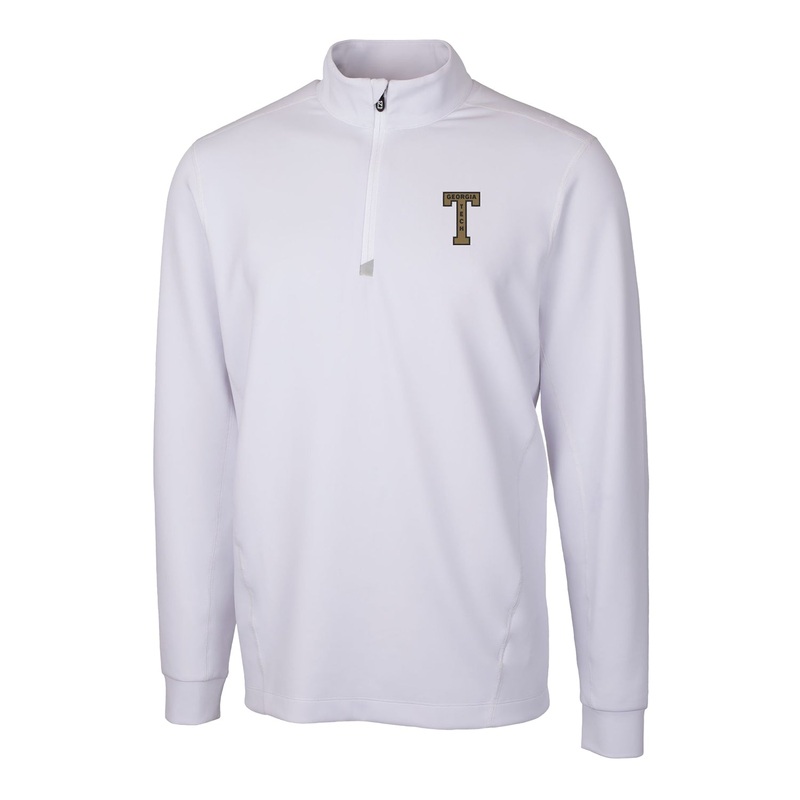Georgia Tech Yellow Jackets College Vault Cutter & Buck Traverse Stretch Quarter Zip Pullover