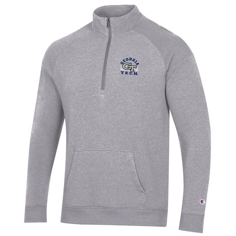 Georgia Tech Yellow Jackets Fleece Left Chest Logo 1/4 Zip Jacket