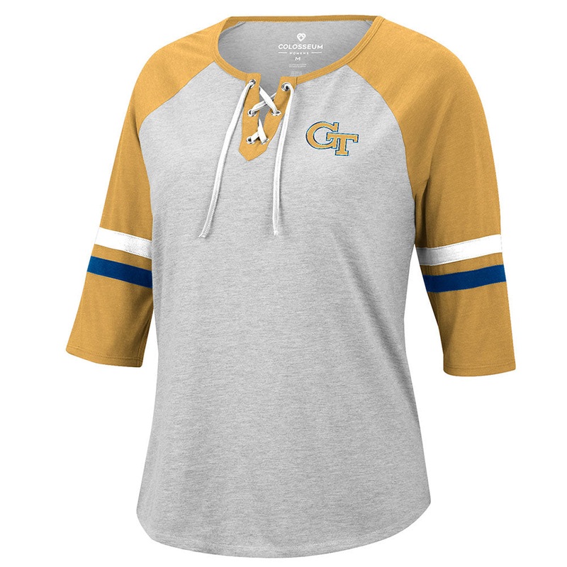 Ladies Georgia Tech 3/4 Female Fight Shirt