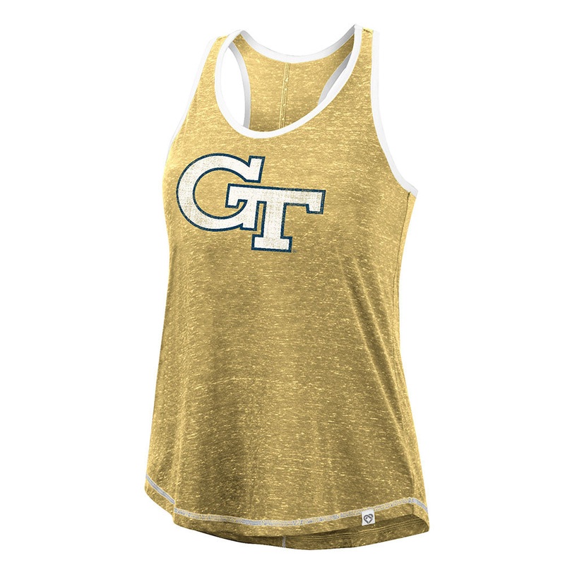 Ladies Georgia Tech Circus Wedding Tank Top