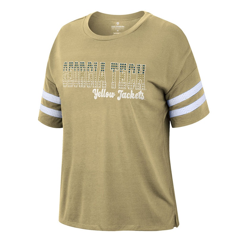 Ladies Georgia Tech Yellow Jackets Everybody Wants To Be Us Short Sleeve