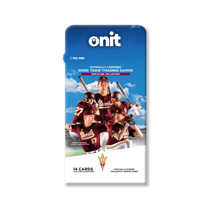 Arizona State University 2025 Baseball Trading Cards – Single Pack