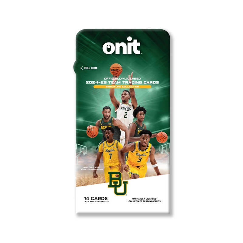 Baylor University 2024-25 Men’s Basketball Trading Cards – Single Pack