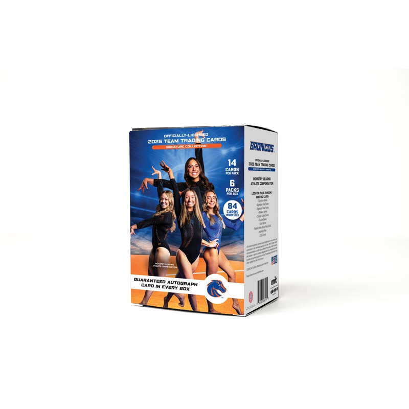 Boise State University 2024-25 Gymnastics Trading Cards – Platinum Box with Guaranteed Autograph