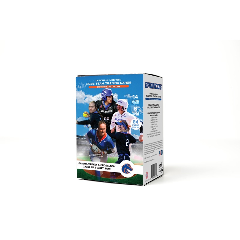 Boise State University 2025 Softball Trading Cards – Platinum Box with Guaranteed Autograph