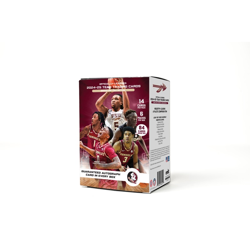 Florida State University 2024-25 Men’s Basketball Trading Cards – Platinum Box with Guaranteed Autograph